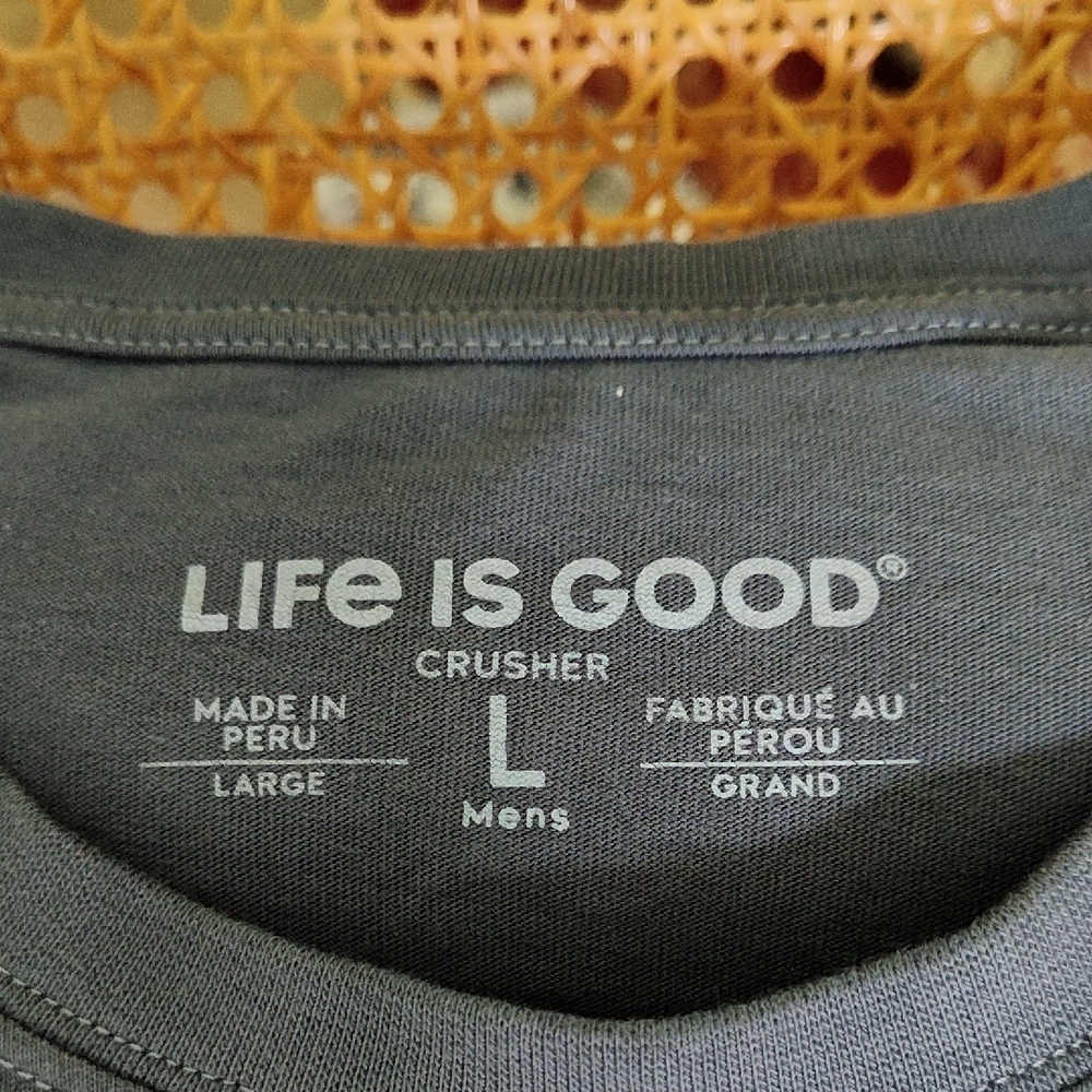 Life Is Good Blue Short Sleeve Tee Nautical Design - Picture 2 of 5